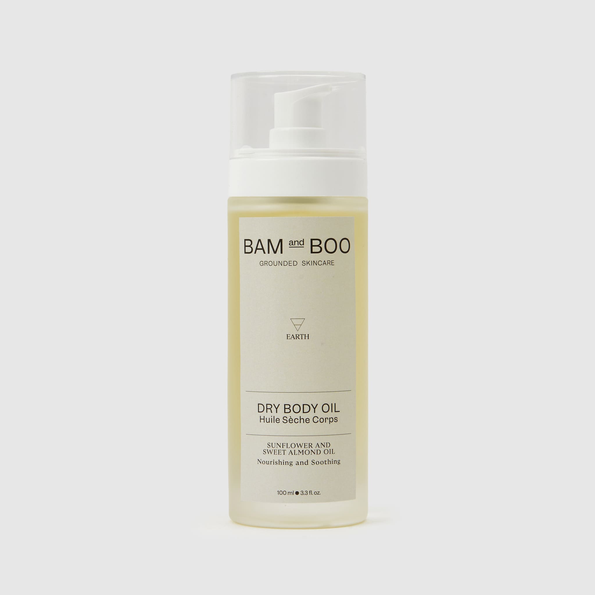 Dry Body Oil - Pack Shot Product Detail - BAMandBOO Grounded Skincare Azores