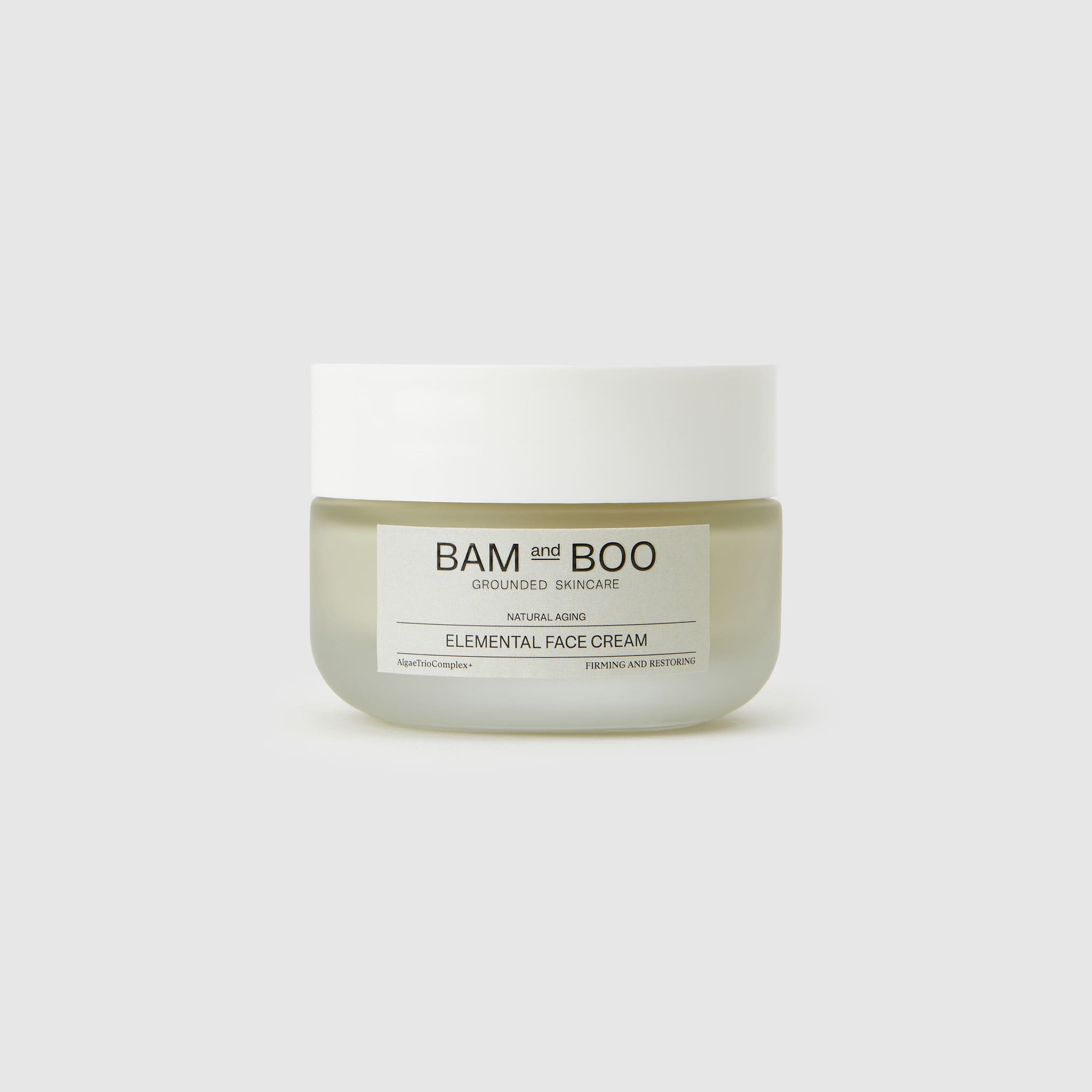 Elemental Face Cream - Pack Shot Product - BAMandBOO Grounded Skincare Azores